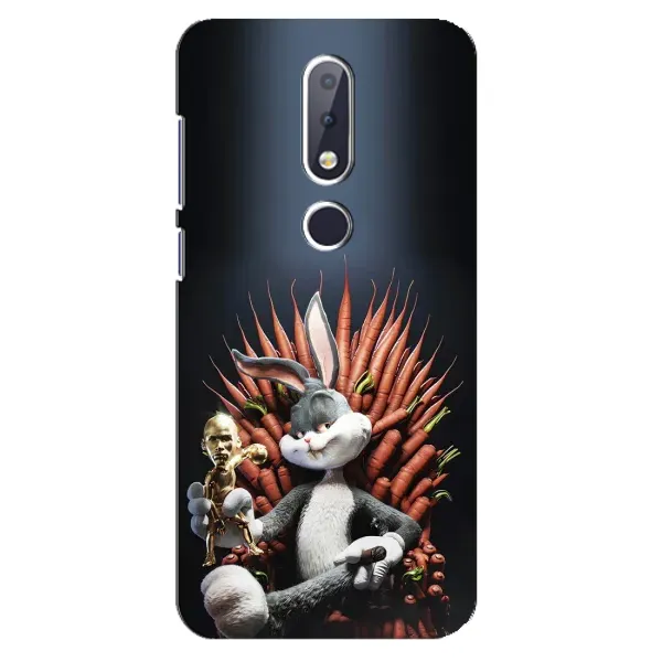 Чехол с принтом «Король Кролик» для Nokia 6.1 Plus
