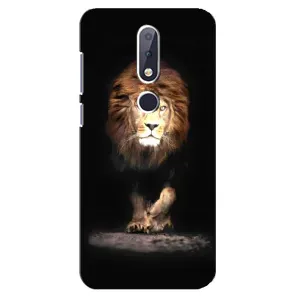 Чохол з картинкою ЛЕВ для Nokia 6.1 Plus (VPrint) (Лев)