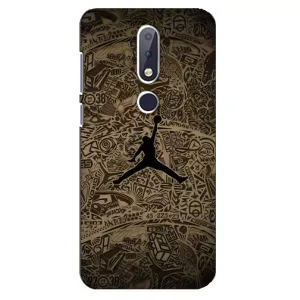 Чехлы для Nokia 6.1 Plus - с картинкой JORDAN (AlphaPrint)