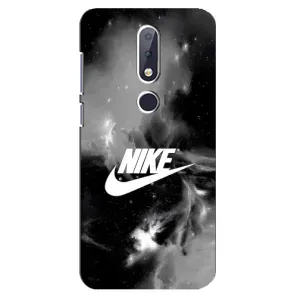Чохол для Nokia 6.1 Plus - з принтом Найк (AlphaPrint) (Лого Найк)