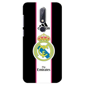 ФК Реал Мадрид чохли для Nokia 6.1 Plus (AlphaPrint) (лого Real Madrid)