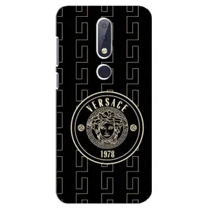 Чохли VERSACE для Нокіа 6,1 Плюс (PREMIUMPrint) (Лого Версаче)