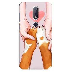 Чохли з собаками для Nokia 6.1 Plus (VPrint) (Любовь до собак)