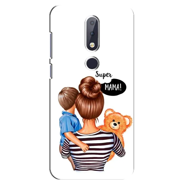 Чохол з принтом «Мама з синочком» для Nokia 6.1 Plus Чохол з принтом «Мама з синочком» для Nokia 6.1 Plus