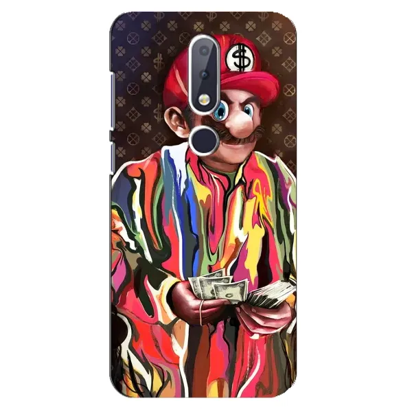 Чехол с принтом «Mario LV» для Nokia 6.1 Plus