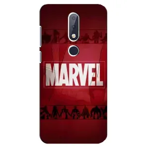 Чохол МАРВЕЛ для Нокіа 6,1 Плюс (AlphaPrint) (MARVEL)