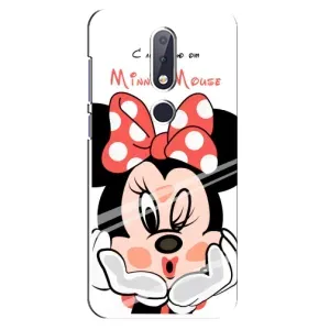 Міккі Маус чохол для Nokia 6.1 Plus (AlphaPrint - Мультяшні) (Маус Мінні)