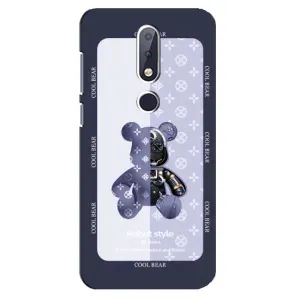 Круті Чохли Луі Віттон для Nokia 6.1 Plus (AlphaPrint) (Медведик LV)