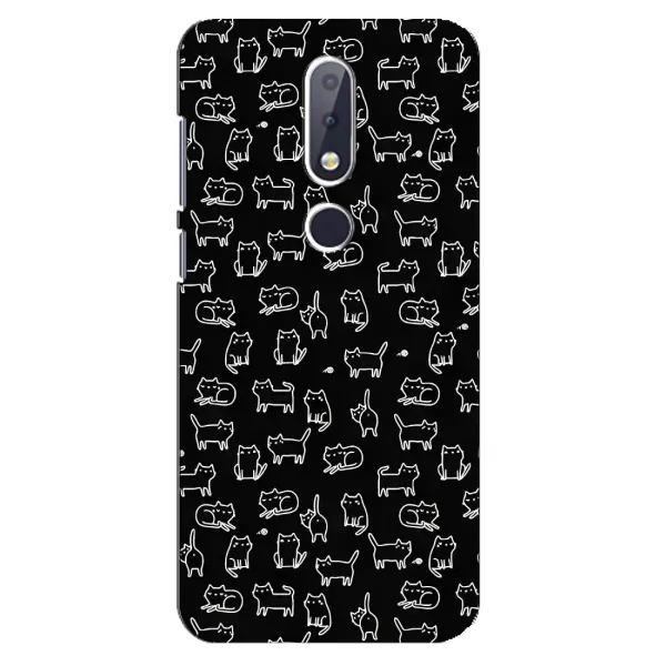Чохол з принтом «Маленькі котики» для Nokia 6.1 Plus