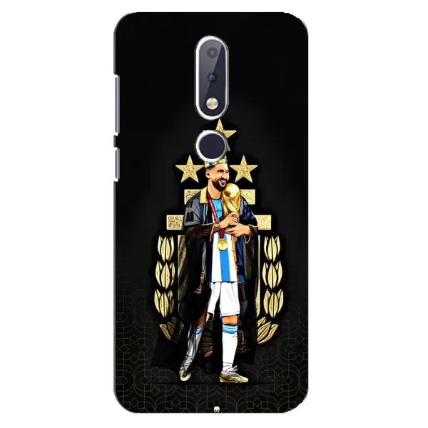Чехол с принтом «Месси Король» для Nokia 6.1 Plus Чехол с принтом «Месси Король» для Nokia 6.1 Plus