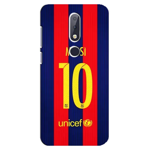 Чехол с принтом «Messi Barca 10» для Nokia 6.1 Plus Чехол с принтом «Messi Barca 10» для Nokia 6.1 Plus
