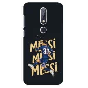 Чохли для Nokia 6.1 Plus (Leo чемпіон) (AlphaPrint) (Messi ПСЖ)
