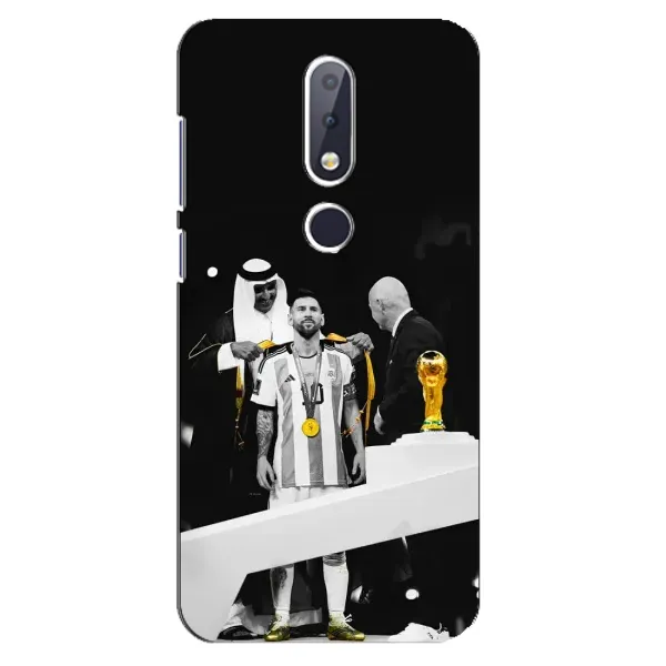 Чехол с принтом «Месси в накидке» для Nokia 6.1 Plus Чехол с принтом «Месси в накидке» для Nokia 6.1 Plus