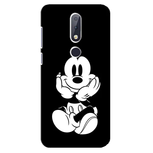 Чохол з принтом «Маус на чорному» для Nokia 6.1 Plus