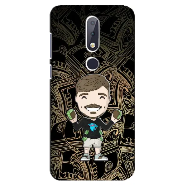 Чохол з принтом «Mister Beast» для Nokia 6.1 Plus Чохол з принтом «Mister Beast» для Nokia 6.1 Plus