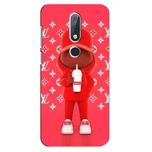 Круті Чохли Луі Віттон для Nokia 6.1 Plus (AlphaPrint) (Модний стиль)