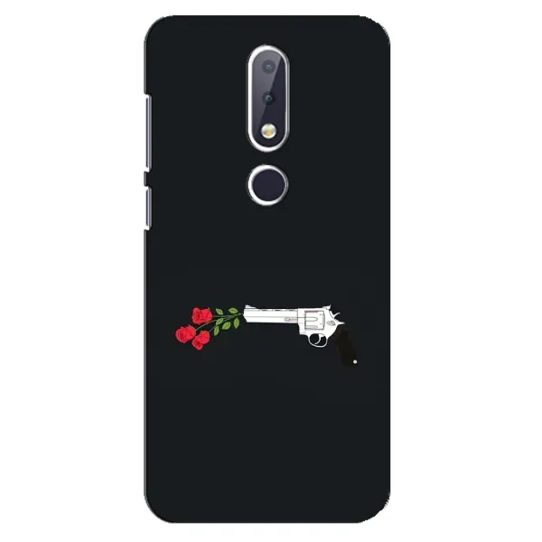 Чехол с принтом «Неожиданные цветы» для Nokia 6.1 Plus