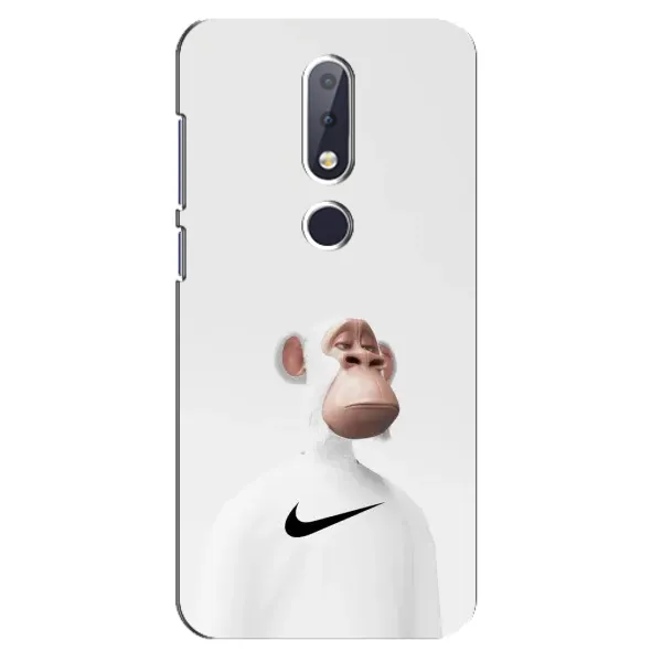 Чохол з принтом «мавпа NFT Nike» для Nokia 6.1 Plus