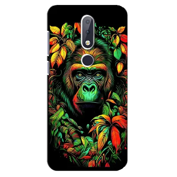 Чехол с принтом «Обезьяна в тропиках» для Nokia 6.1 Plus