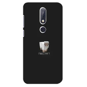 Чохол Майнкрафт на Nokia 6.1 Plus (AlphaPrint) Minecraft (Овечка Майнкрафт)