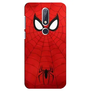 Чохол з людиною павуком для Nokia 6.1 Plus - (AlphaPrint) (Павук (Марвел))