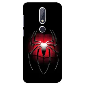 Чохол з людиною павуком для Nokia 6.1 Plus - (AlphaPrint) (Паук марвел)