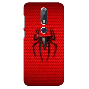 Чохол з людиною павуком для Nokia 6.1 Plus - (AlphaPrint) (Павук Марвел)