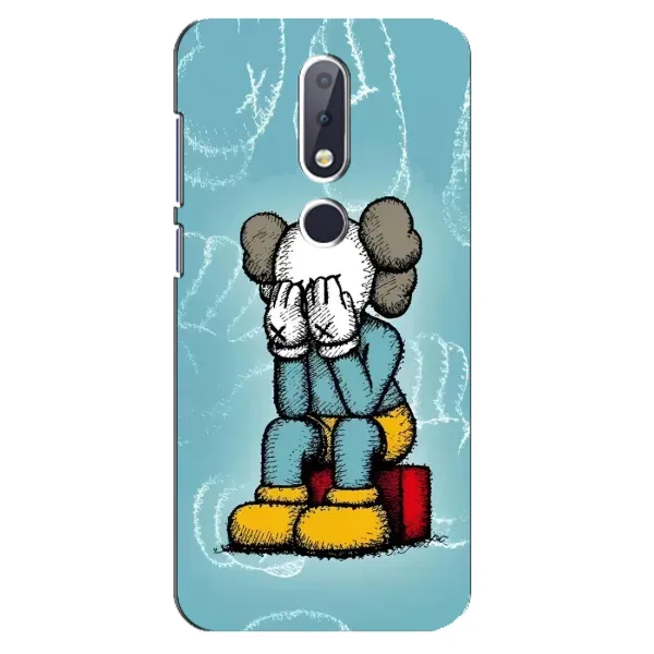 Чехол с принтом «Плач Bearbrick» для Nokia 6.1 Plus