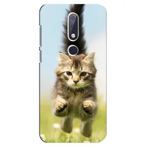 Чохли з Котиками для Nokia 6.1 Plus (VPrint) (Прижок кота)