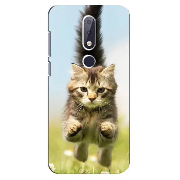 Чохол з принтом «Прижок кота» для Nokia 6.1 Plus Чохол з принтом «Прижок кота» для Nokia 6.1 Plus