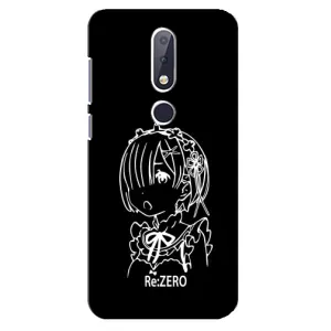 Чохли Персонажі Аніме Наруто для Nokia 6.1 Plus (AlphaPrint) (Re: Zero)