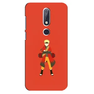 Naruto Anime Чохли для Нокіа 6,1 Плюс (AlphaPrint) (малюнок Наруто)