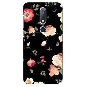 Чохли з квітами для Nokia 6.1 Plus (VPrint) (Трояндочки)