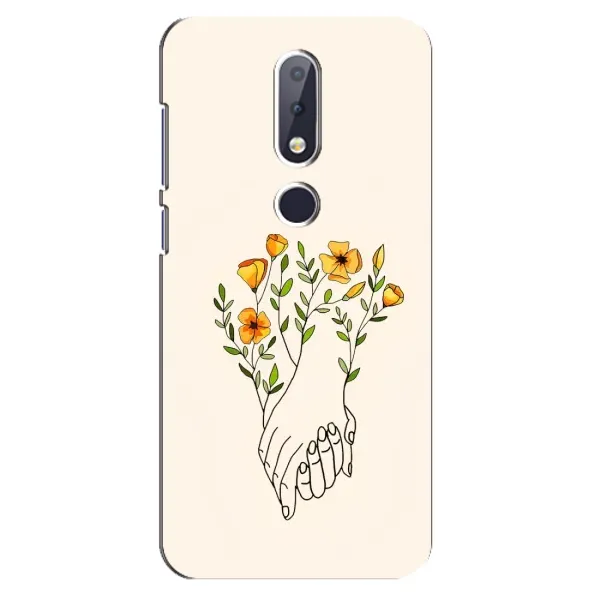 Чохол з принтом «Руки любві» для Nokia 6.1 Plus