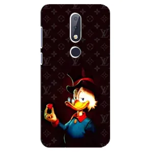 Чехли для Nokia 6.1 Plus - Скрудж МакДак Louis Vuitton (PREMIUMPrint) (Скрудж з ботліантом)
