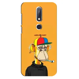Чохли з Мавпами NFT для Nokia 6.1 Plus (AlphaPrint) (Нудна мавпа NFT)