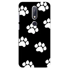 Чохли з собаками для Nokia 6.1 Plus (VPrint) (Сліди собаки)