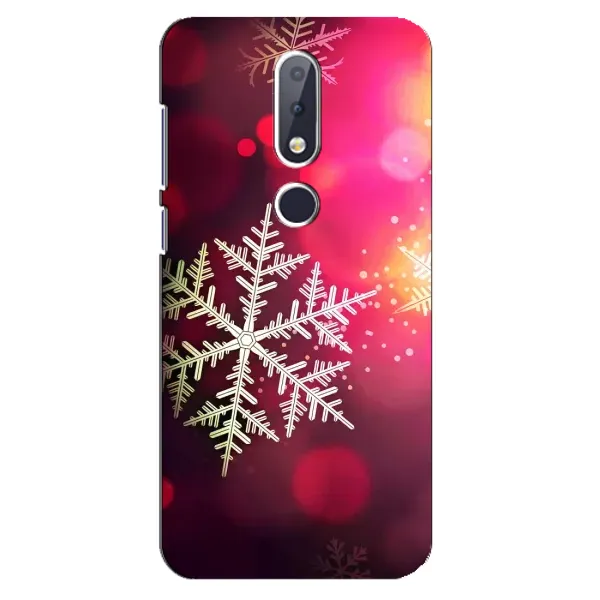 Чехол с принтом «Снежинка» для Nokia 6.1 Plus
