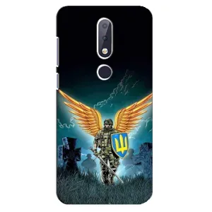 Чехлы с картинкой ЗСУ для Nokia 6.1 Plus (AlphaPrint) (Солдат ЗСУ)