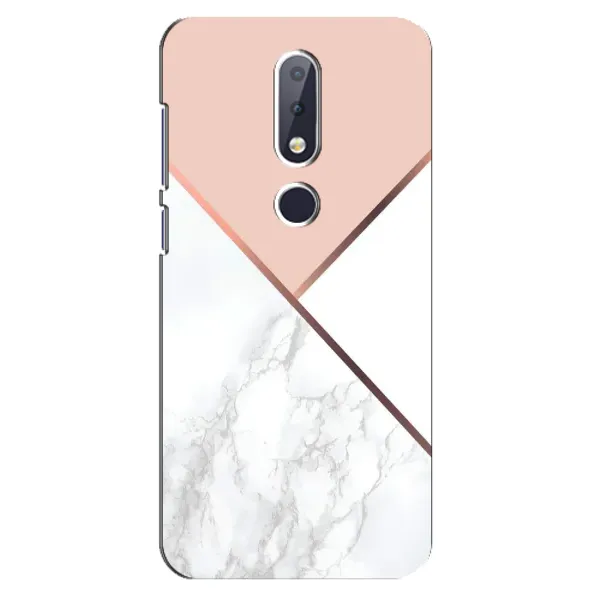 Чохол з принтом «Тройний мрамор» для Nokia 6.1 Plus
