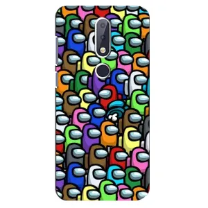 Чехол Амонг Ас для Nokia 6.1 Plus (AlphaPrint)