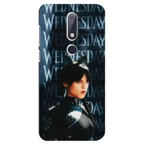 Чохли Венсдей на Nokia 6.1 Plus Уенсдей (AlphaPrint) (Венздей кішка)
