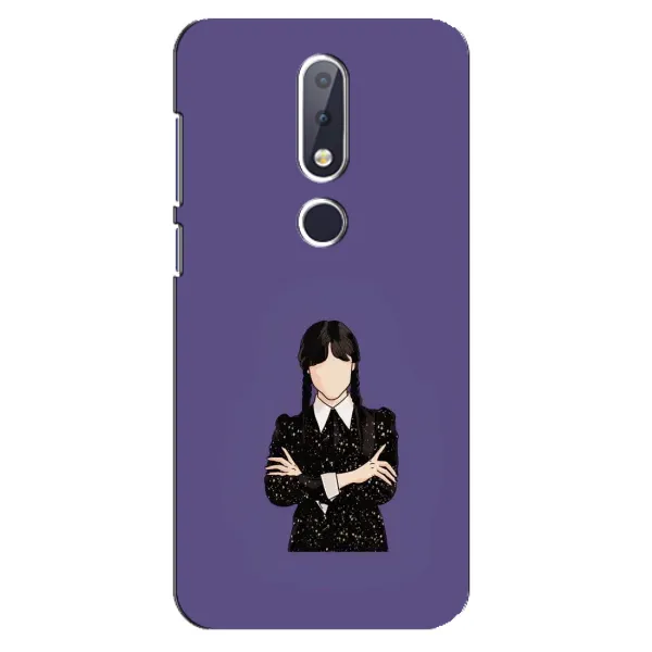 Чехол с принтом «Уэнздей в черном» для Nokia 6.1 Plus Чехол с принтом «Уэнздей в черном» для Nokia 6.1 Plus