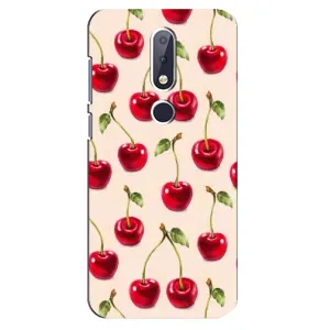 Чохли з фруктами для Nokia 6.1 Plus (VPrint) (Черешня)