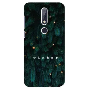 Новорічні, Святкові Чохли для Nokia 6.1 Plus - 2024 год (Winter)