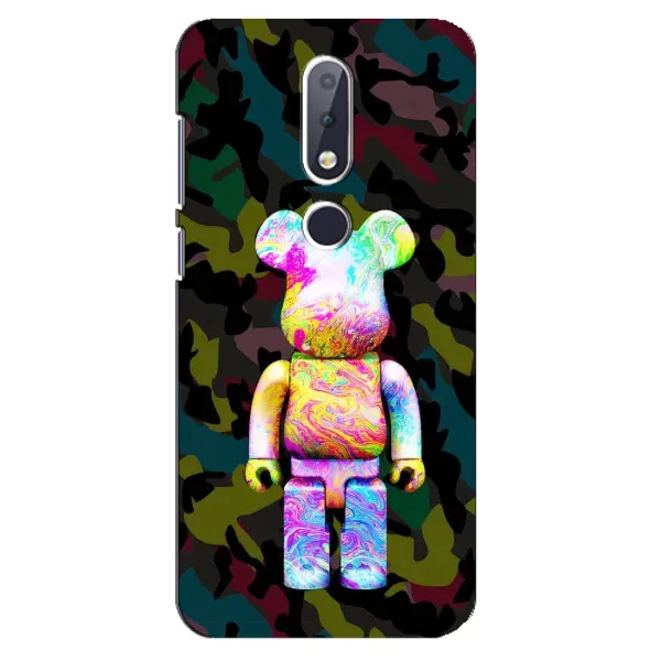 Чехол с принтом «Яркий Bearbrick» для Nokia 6.1 Plus