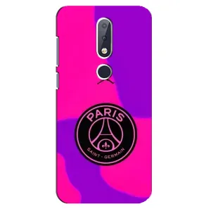 Чохли PSG для Nokia 6.1 Plus (AlphaPrint) (яскравий ПСЖ)