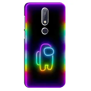 Чохли Амонг Ас для Nokia 6.1 Plus (AlphaPrint) (Яскравий скін)