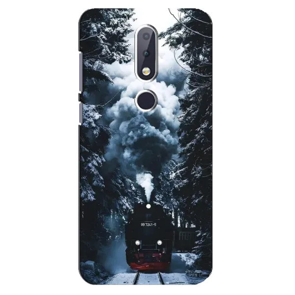 Чехол с принтом «Зимний поезд» для Nokia 6.1 Plus