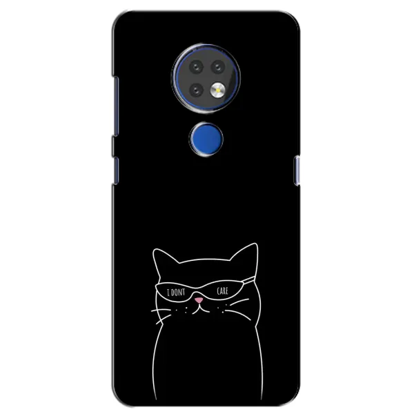 Чохол з принтом «Байдужий кіт» для Nokia 6.2 (2019)